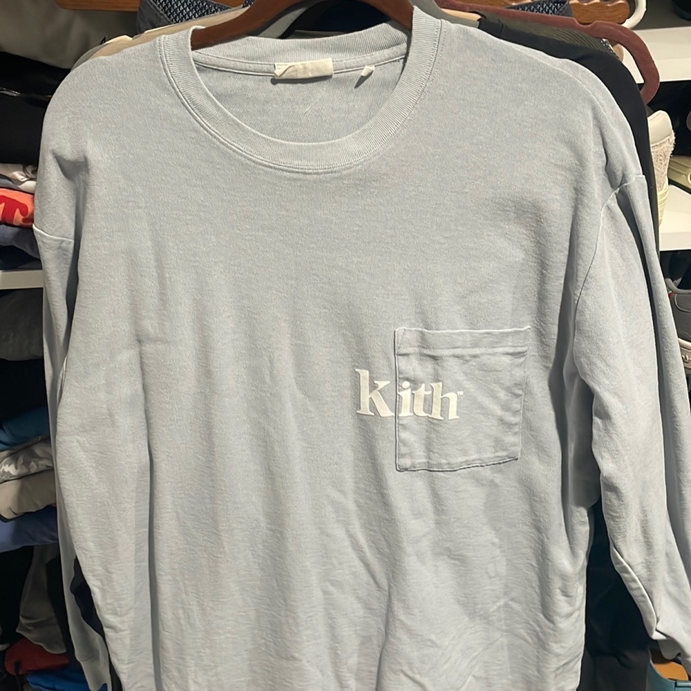 Kith Long Sleeve Light Blue